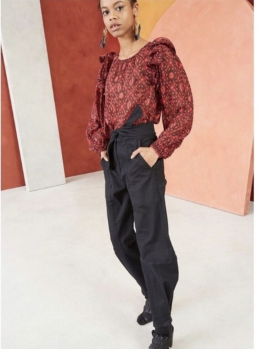 Ulla Johnson Storm Jeans Black 6 $395